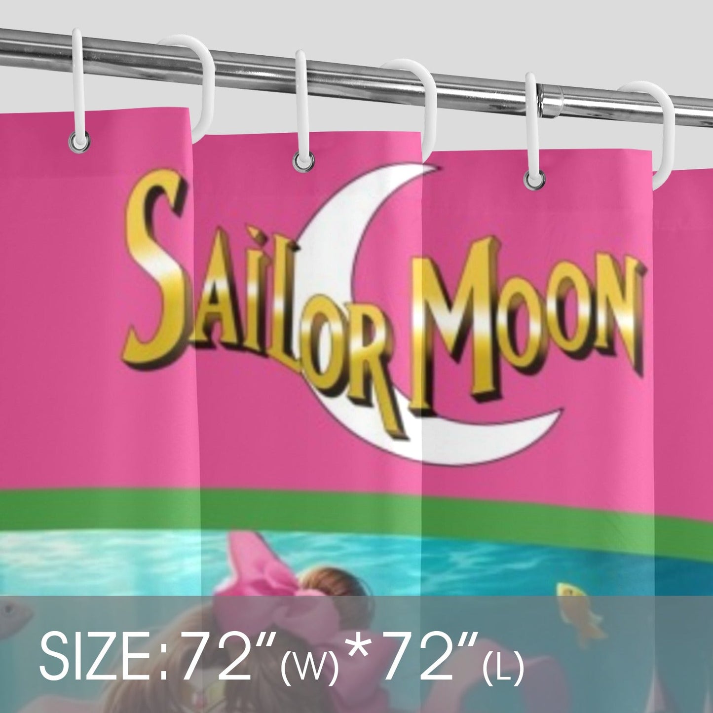 Sailor Jupiter Shower Curtain Shower Curtain 72" x 72"