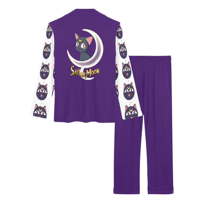 Sailor Moon Luna Women's Long Pajama Set