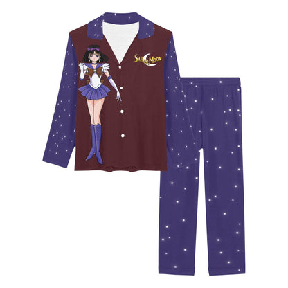 Sailor Saturn Women's Long Pajama Set