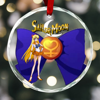 Sailor Moon Round Crystal Ornament - Sailor Venus