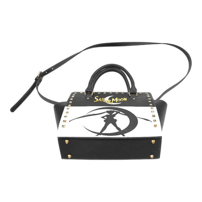 Sailor Moon Rivited Handbag Blk/Wht