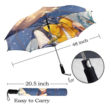 Sailor Uranus Semi-Automatic Foldable Umbrella