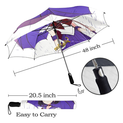 Sailor Saturn Semi-Automatic Foldable Umbrella