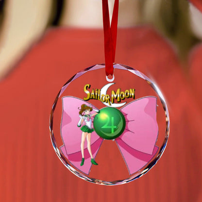 Sailor Moon Round Crystal Ornament - Sailor Jupiter