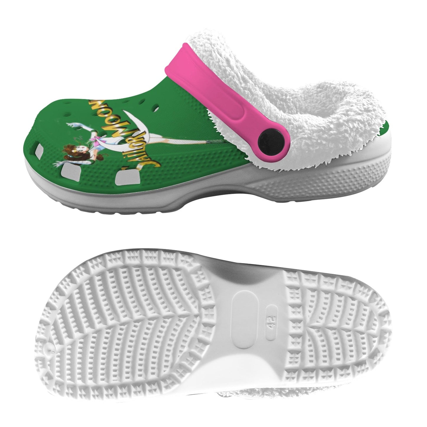 Sailor Jupiter Fleece Lined Foam Clogs