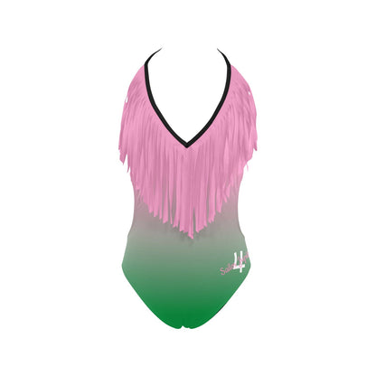 Sailor Jupiter Inspired Fringe Swimsuit