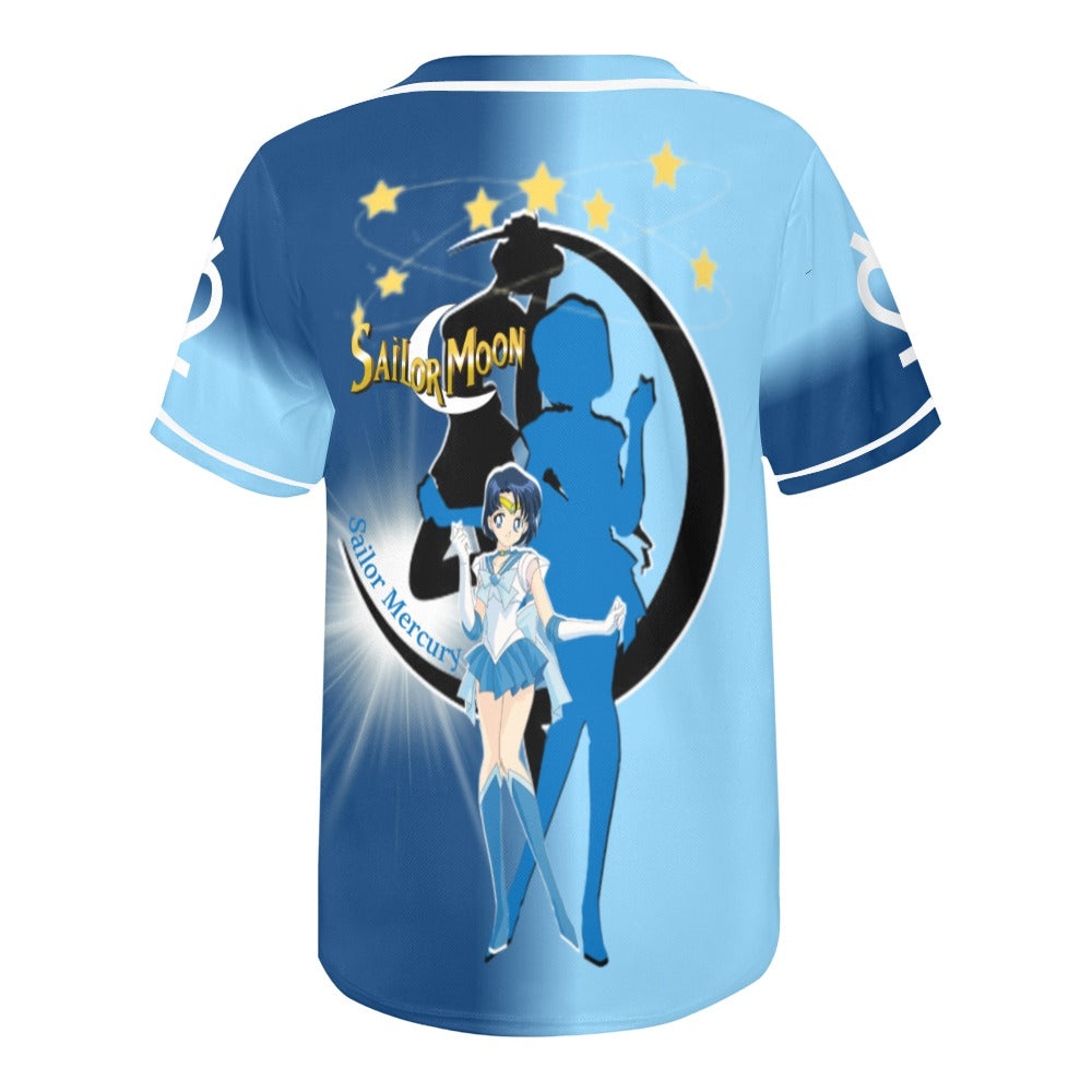 Sailor Mercury Unisex Baseball Jersey