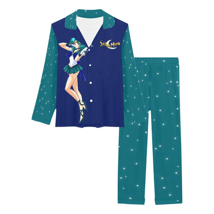 Sailor Neptune Women's Long Pajama Set