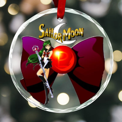 Sailor Moon Round Crystal Ornament - Sailor Pluto