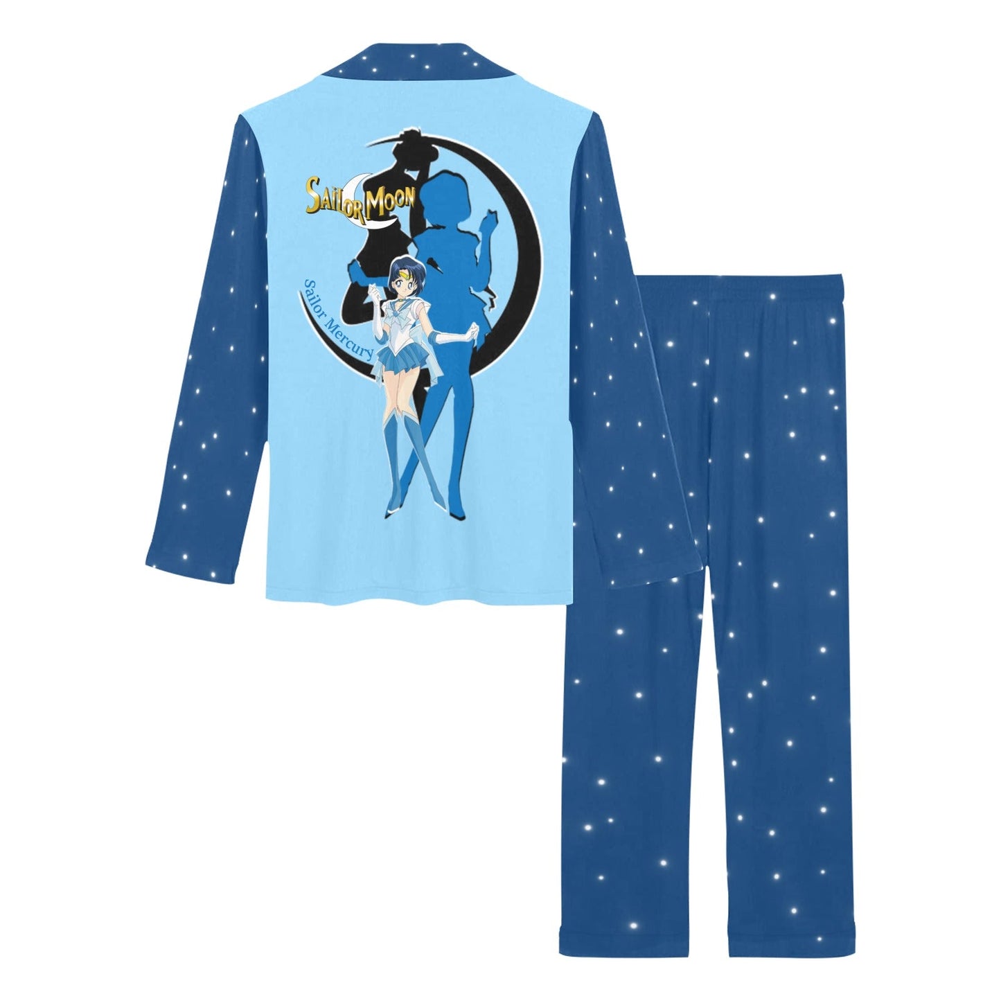 Sailor Mercury Women's Long Pajama Set