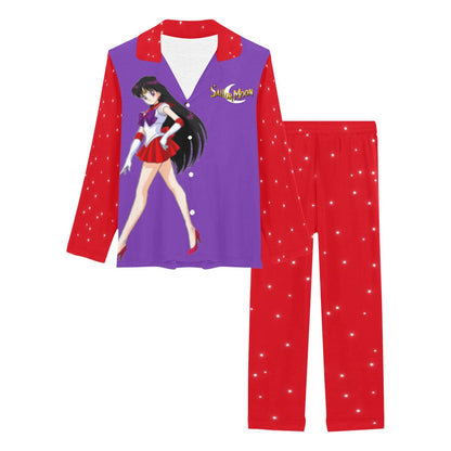 Sailor Mars Women's Long Pajama Set