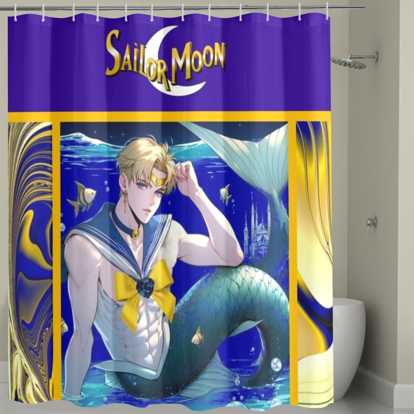 Sailor Uranus shower curtain Shower Curtain 72" x 72"