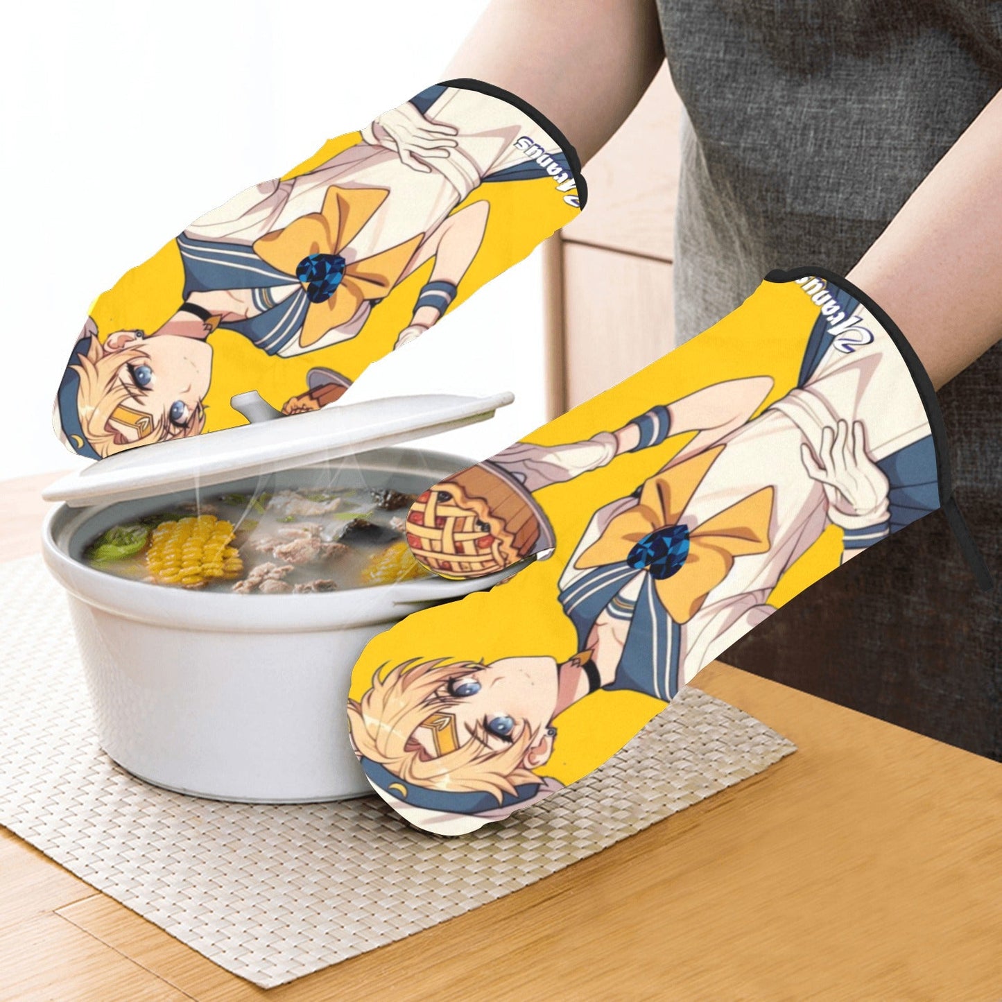 Sailor Uranus Oven Mitt & Pot Holder Set