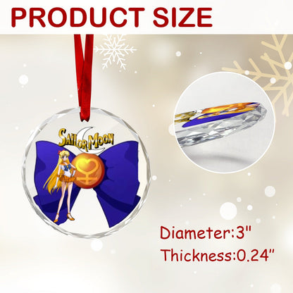 Sailor Moon Round Crystal Ornament - Sailor Venus