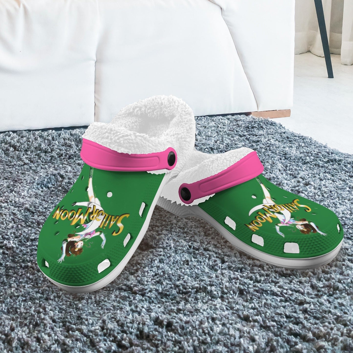 Sailor Jupiter Fleece Lined Foam Clogs