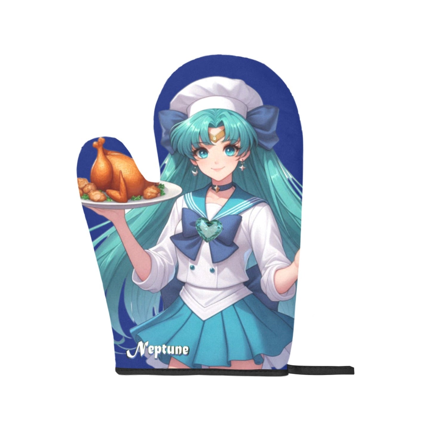 Sailor Neptune 烤箱手套和鍋墊套裝