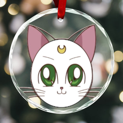 Sailor Moon Round Crystal Ornament - Artemis