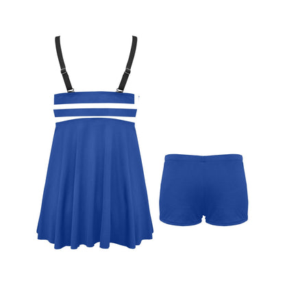 Sailor Uranus Pleated Swim Dress and Swim Shorts