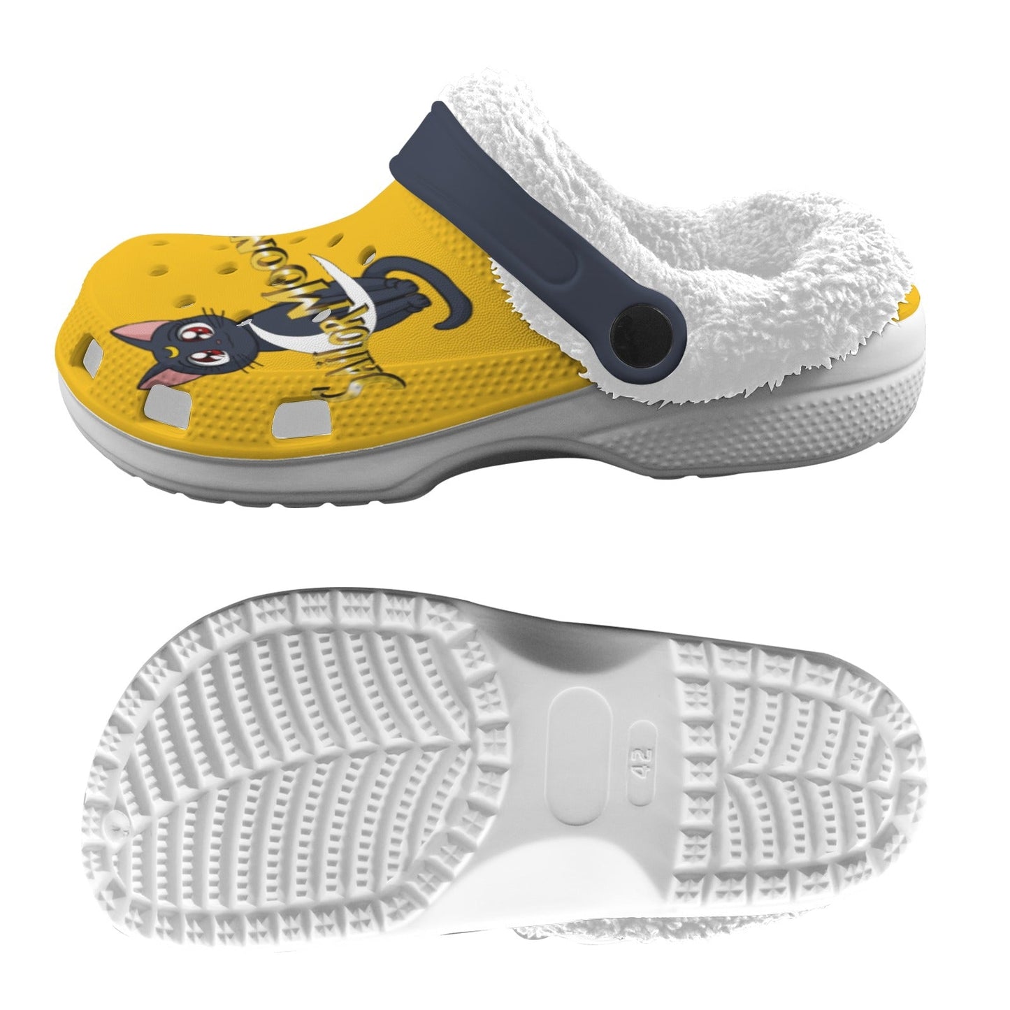 Sailor Luna Fleece Lined Foam Clogs