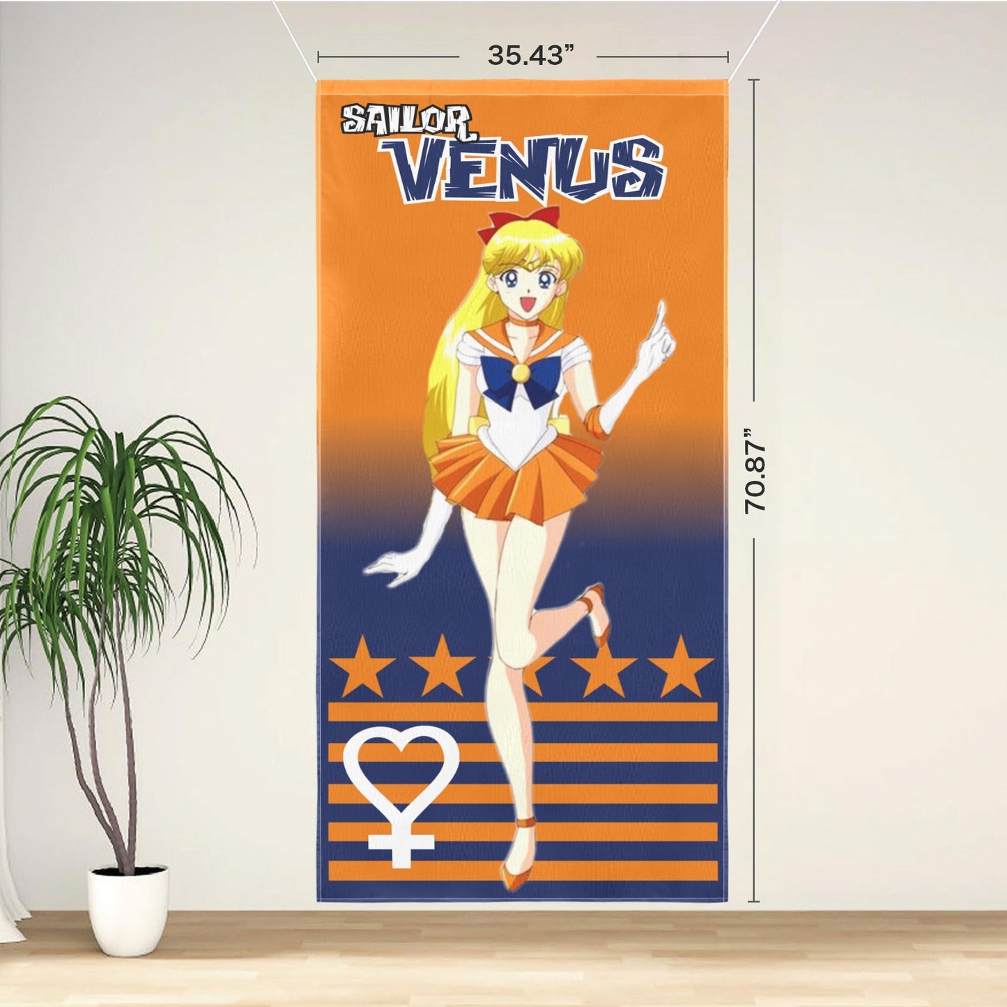 Sailor Venus Room Banner Door Banner