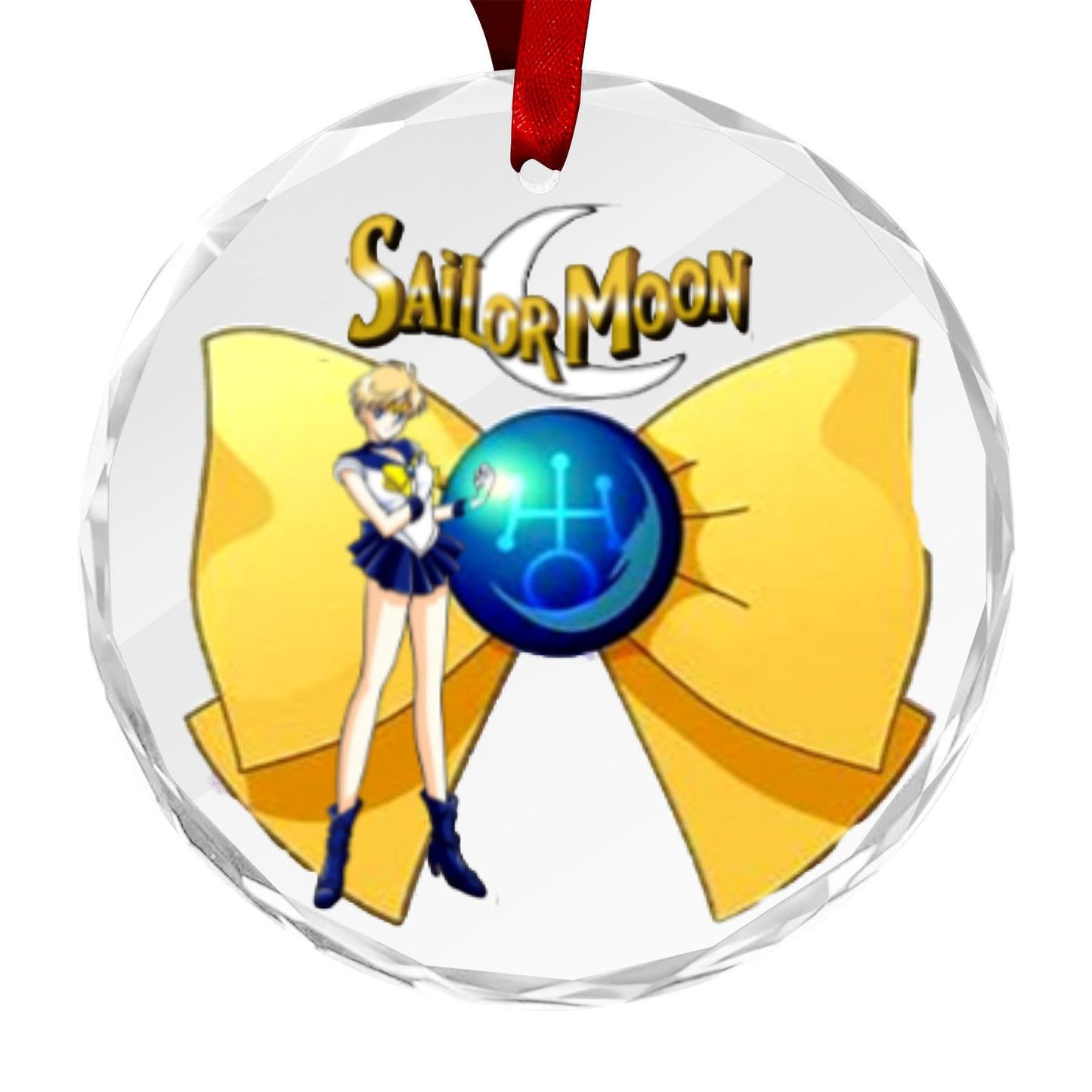 Sailor Moon Round Crystal Ornament - Sailor Uranus