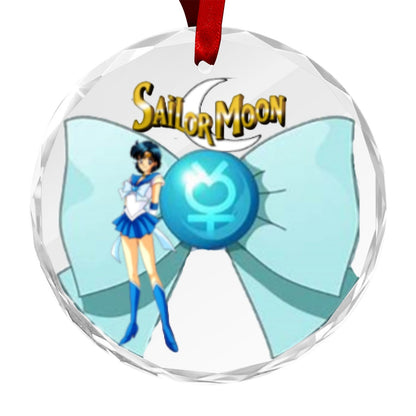 Sailor Moon Round Crystal Ornament - Sailor Mercury