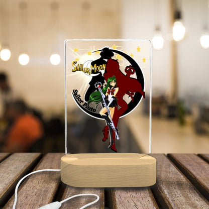 Sailor Pluto 7 Color Acrylic Nightlight 5" x 7.5"