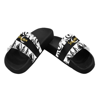 Sailor Moon Slides Blk/Wht