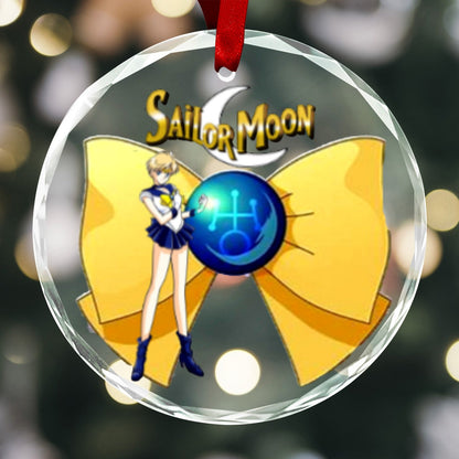 Sailor Moon Round Crystal Ornament - Sailor Uranus