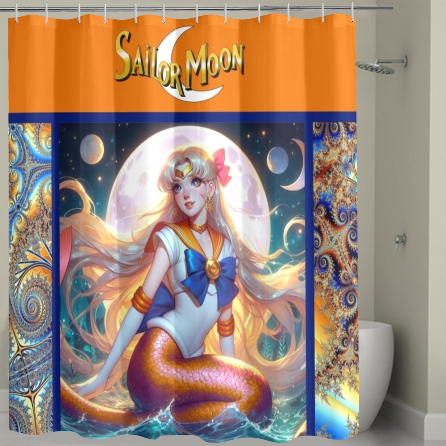 Cortina de ducha Sailor Venus Cortina de ducha 72" x 72"