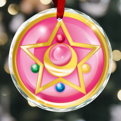 Sailor Moon Round Crystal Ornament - Brooch 1