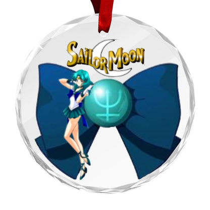 Sailor Moon Round Crystal Ornament -Sailor Neptune