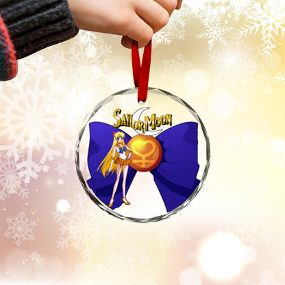 Sailor Moon Round Crystal Ornament - Sailor Venus