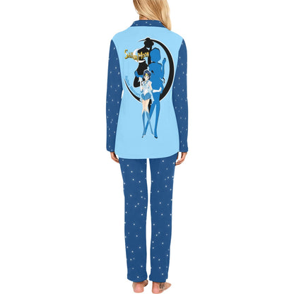 Sailor Mercury Women's Long Pajama Set