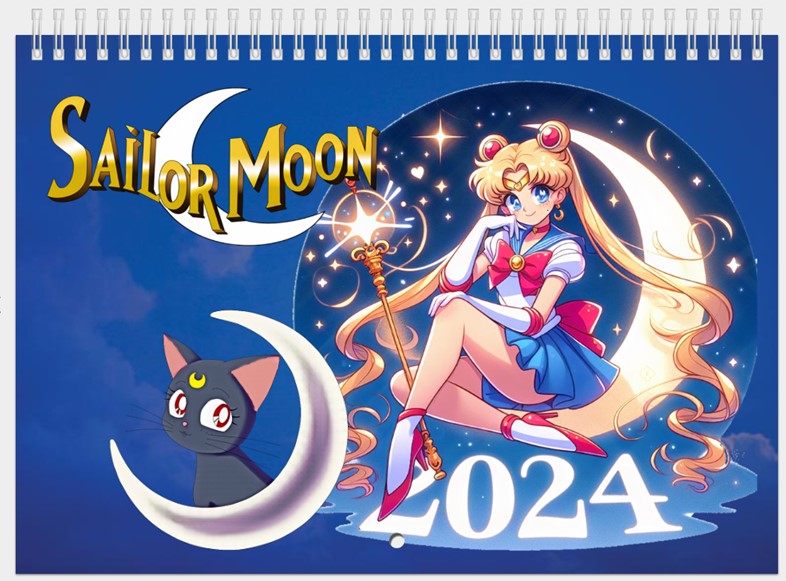 Sailor Moon 2024 Calendar - FREE SHIPPING