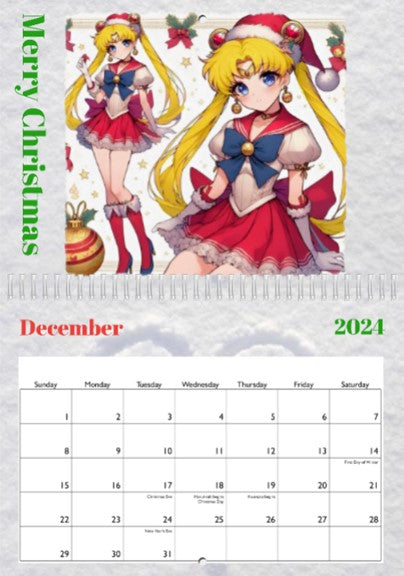 Sailor Moon 2024 Calendar - FREE SHIPPING