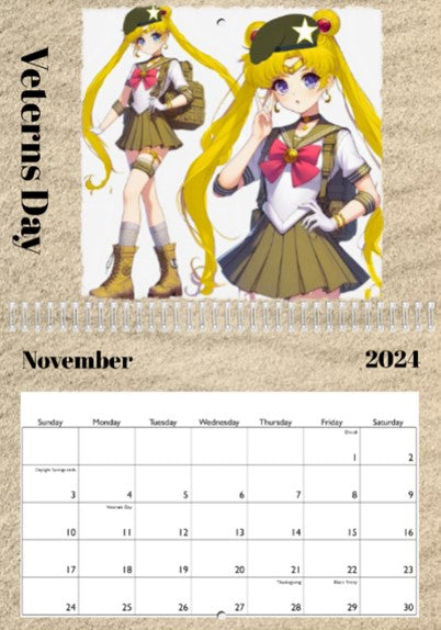 Sailor Moon 2024 Calendar - FREE SHIPPING