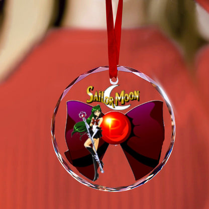 Sailor Moon Round Crystal Ornament - Sailor Pluto