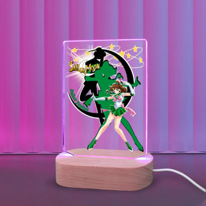 Sailor Jupiter 7 Color Acrylic Nightlight 5" x 7.5"