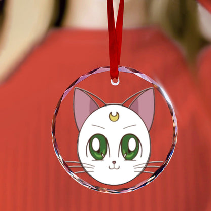 Sailor Moon Round Crystal Ornament - Artemis