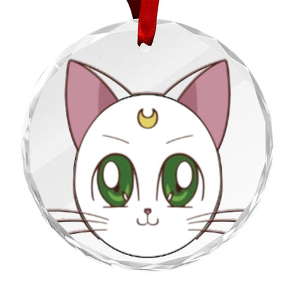 Sailor Moon Round Crystal Ornament - Artemis