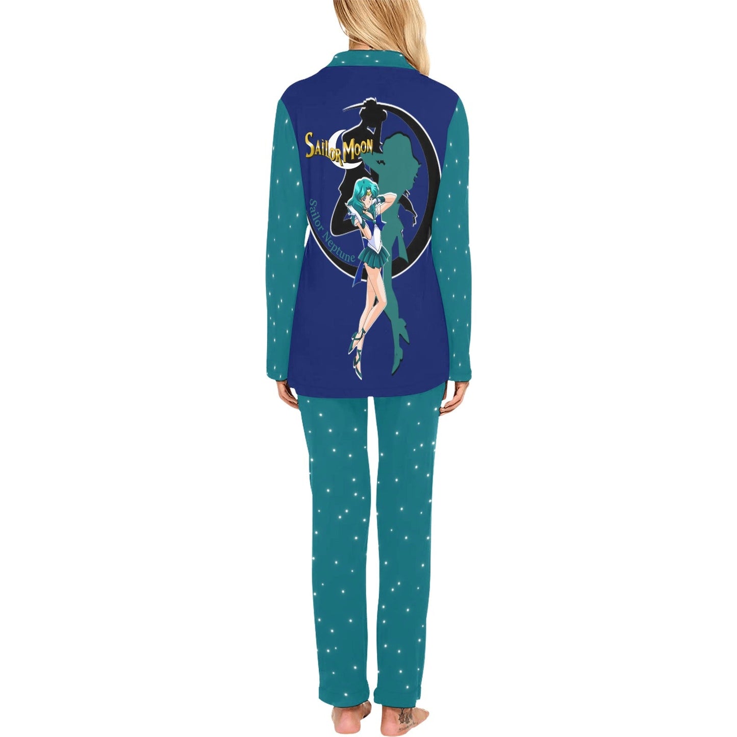 Sailor Neptune Women's Long Pajama Set