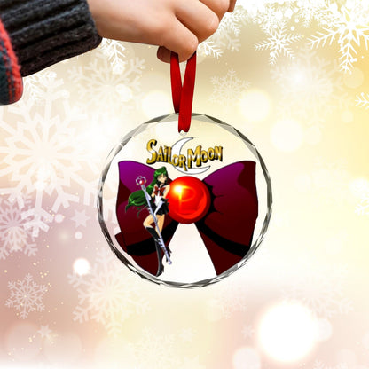 Sailor Moon Round Crystal Ornament - Sailor Pluto