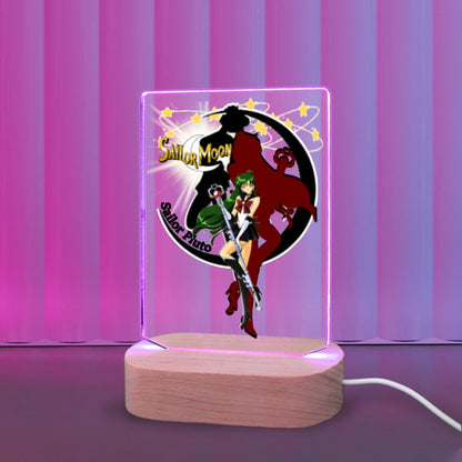 Sailor Pluto 7 Color Acrylic Nightlight 5" x 7.5"