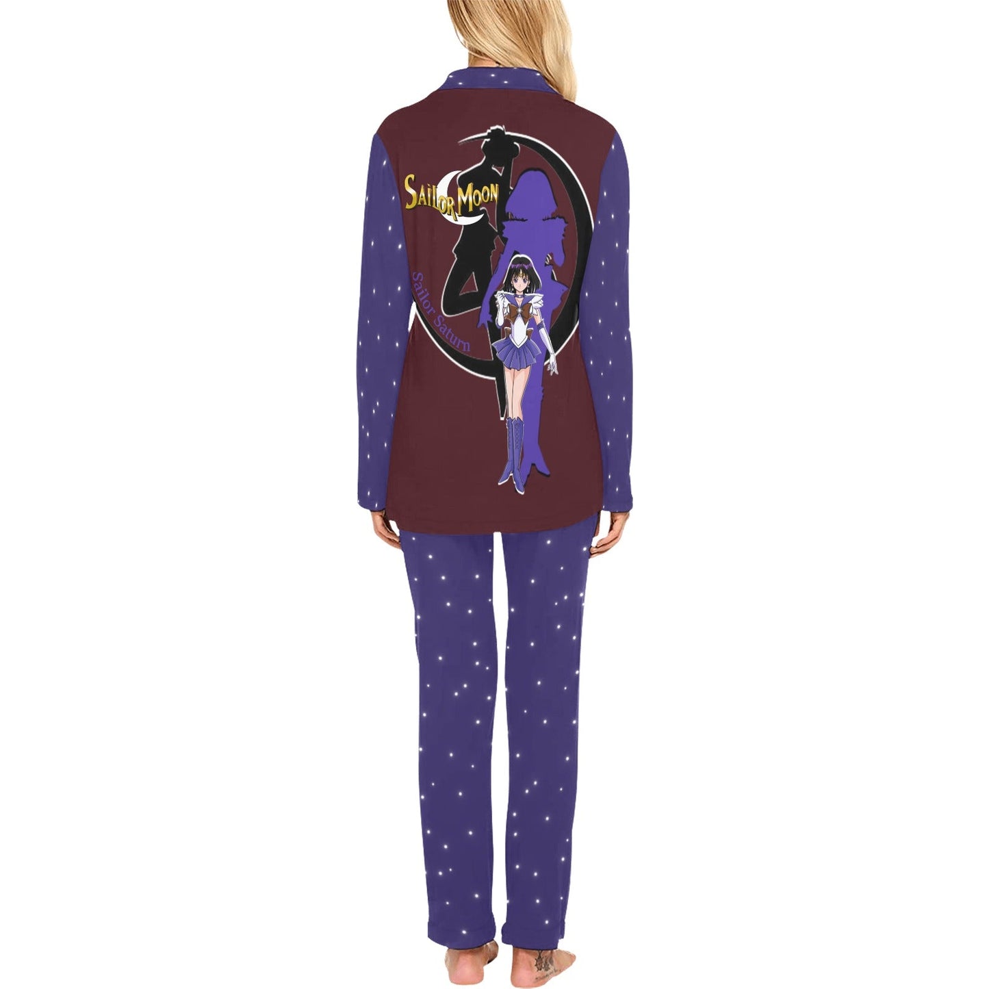 Sailor Saturn Women's Long Pajama Set