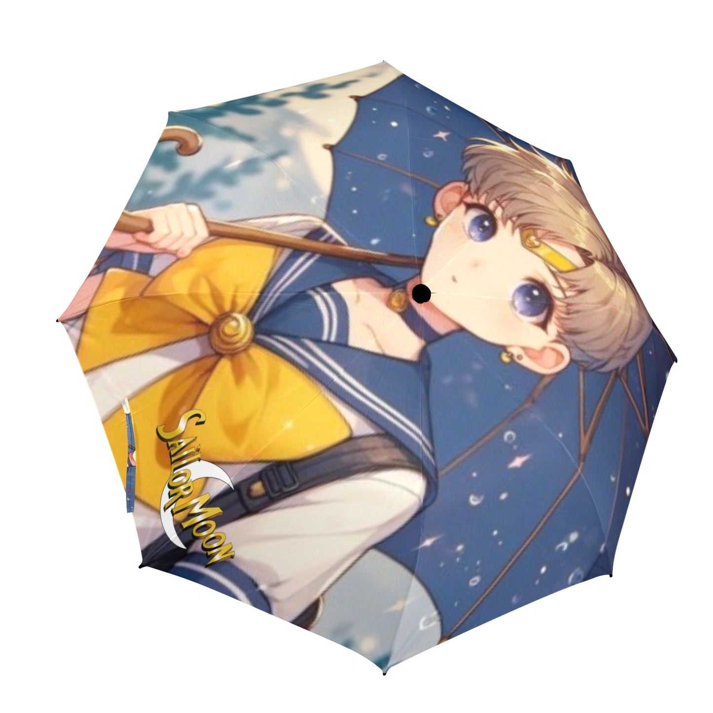 Sailor Uranus Semi-Automatic Foldable Umbrella