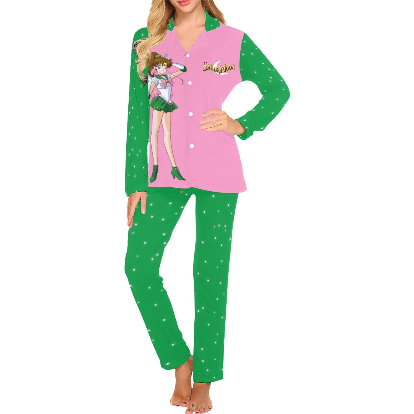 Sailor Jupiter Women's Long Pajama Set