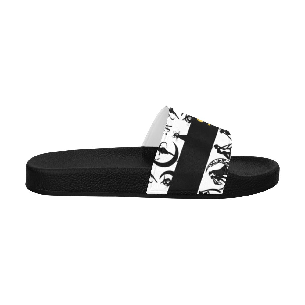 Sailor Moon Slides Blk/Wht