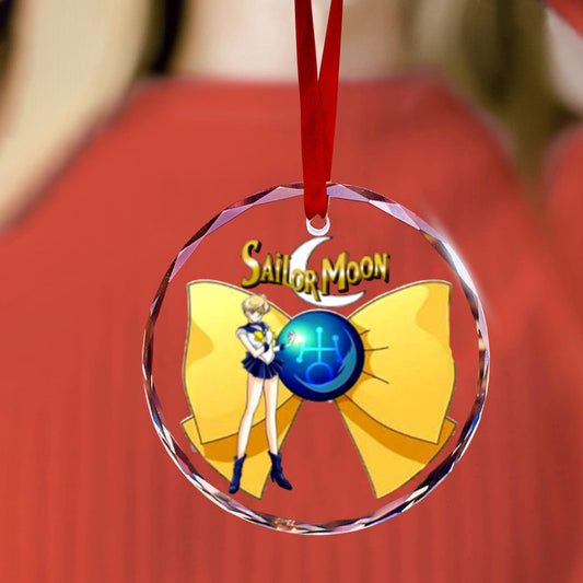 Sailor Moon Round Crystal Ornament - Sailor Uranus