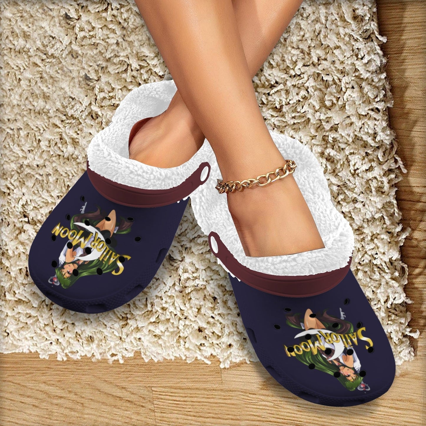 Sailor Pluto Fleece Lined Foam Clogs